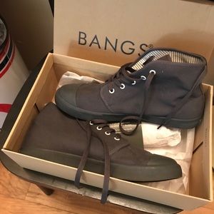 Bangs Gray High Tops